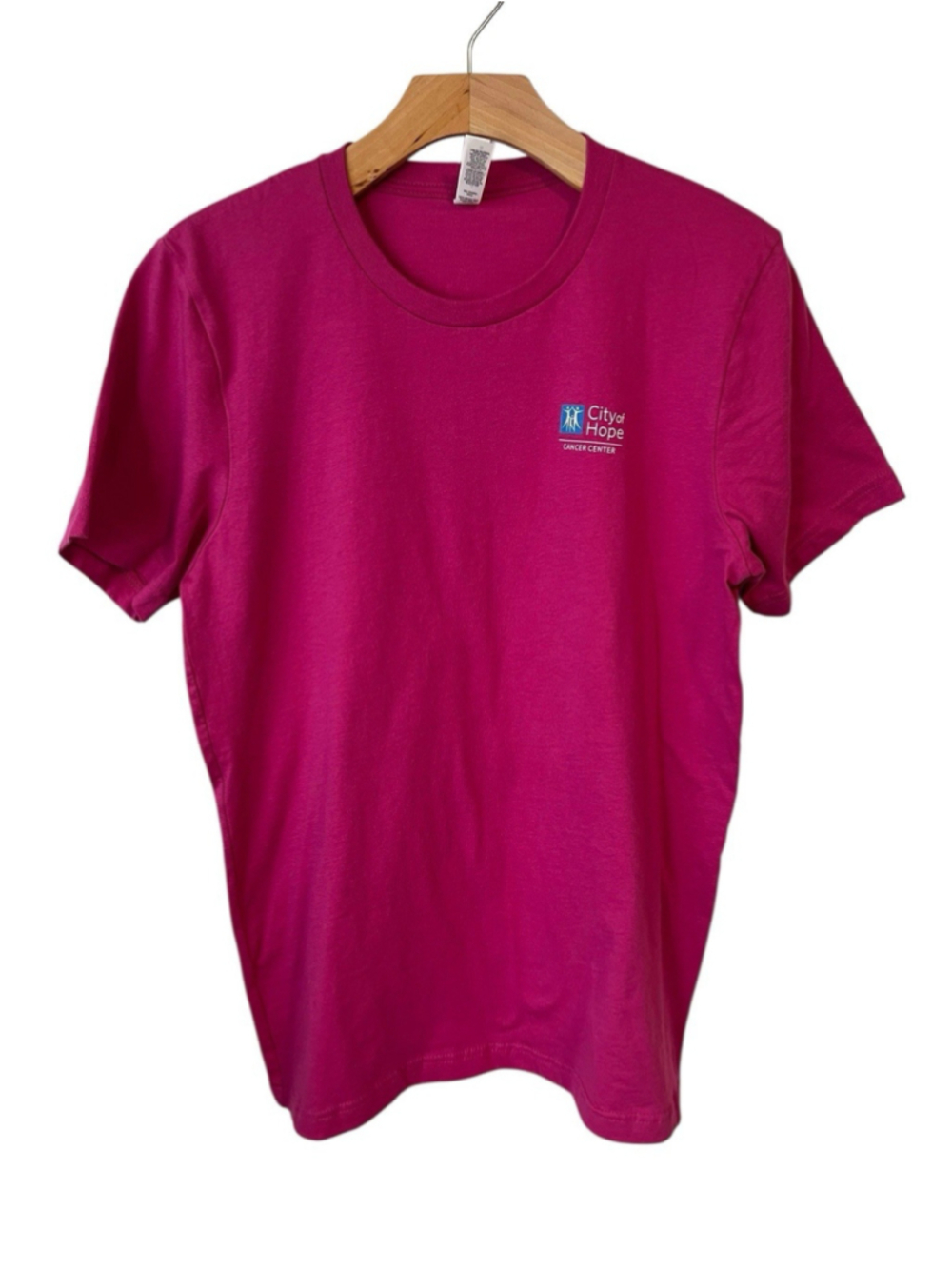City Of Hope T Shirt Womens XL Pink Cancer Center Short Sleeve Crew Neck NWT